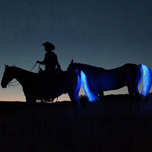 laddbar LED Horse Svansbelysning 100 cm